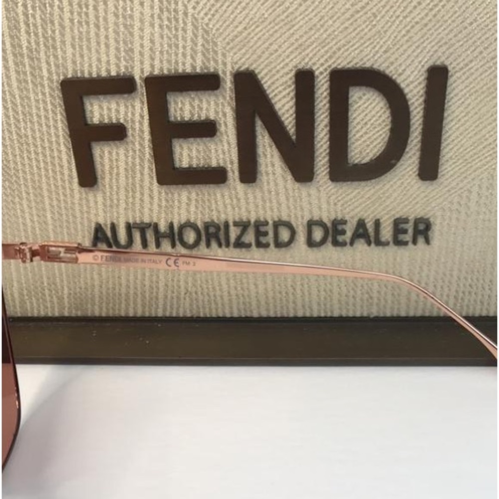 Fendi 64mm Cat Eye Sunglasses FF0438/S ROSE GOLD - Picture 7 of 12